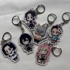 鬼滅の刃 アクリルキーホルダー 6個セット