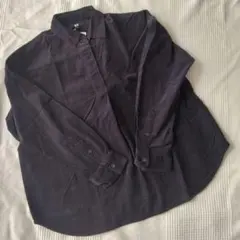 ユニクロ　コーデュロイスキッパーシャツ　ダークグレイ　Mサイズ