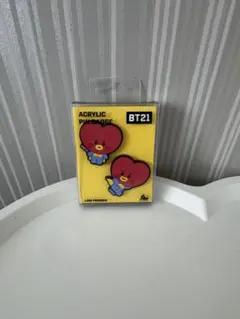 BT21 アクリルピンバッジ TATA 2個セット
