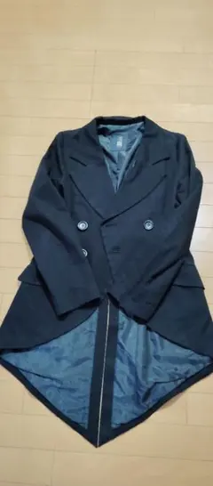 美品BLACK PEACE NOW ダブルボタン 燕尾ジャケット メンズM 黒