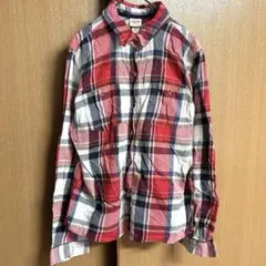MOSSIMO【M】レディース 赤系 チェック柄 長袖シャツ 秋 カジュアルのサムネイル