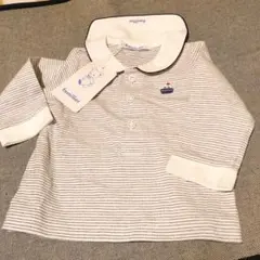 ファミリア 長袖 Tシャツ セーラー マリン 70