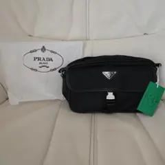 PRADAノベルティーブラック ナイロン ショルダーバッグ
