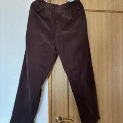 GU ブラウン イージーパンツ