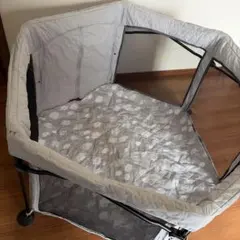 折りたたみ式ベビーサークル グレー 雲模様