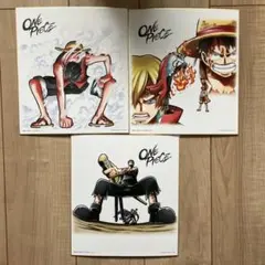 ONE PIECE 色紙セット ルフィ　ゾロ　サンジ　ワンピース　色紙