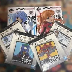 エヴァ　一番くじ　アスカ　レイ　フィギュア