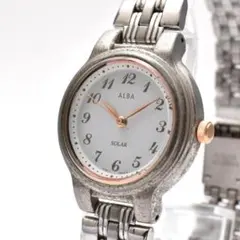 稼働品 ALBA アルバ レディース腕時計 ソーラー SEIKO セイコー