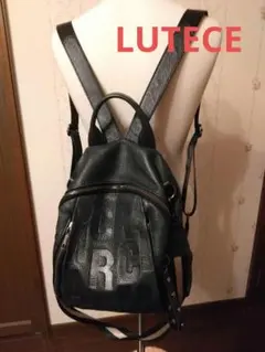 美品 00s russet レザー リュック シボ革 ゴールド金具 ブラック 
