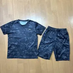 TIGORA ブラック迷彩 ジャージ上下セット 130