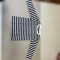 無印良品　ボーダー柄 長袖カットソー 100cm