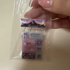 サンリオキャラクターズタイルシールミニチュアチャーム　クロミ