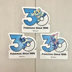 ポケモン韓国限定30周年記念ステッカー ダンバル メタング メタグロス