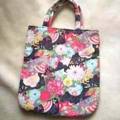 レトロモダン！サブバッグ／トートバッグ アンティーク着物