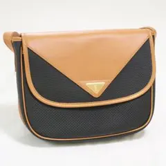 極美品 90s YSL ショルダー バッグ ヴィンテージ 三角ロゴ オールド 
