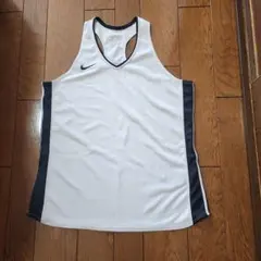 Nike DRI-FIT タンクトップ ホワイト/ネイビー