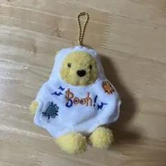ディズニーリゾートぬいぐるみバッジ　プーさん　オバケ　おばけぷーさん　ハロウィン