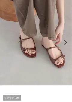LOWRYSFARM ホソベルトミュール サンダルのサムネイル
