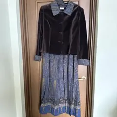 Aylesbury ブラウン テーラードジャケット、スカートセット