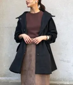 &g'aime　ケープシルエット メルトン コートのサムネイル