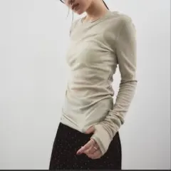 HANNE シアー ロングスリーブT