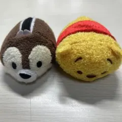 チップとデール プーさん マスコット ぬいぐるみ ツムツム ディズニー