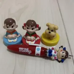 【レア】ペコちゃん ポコちゃん ドッグ スタンプ3点セット