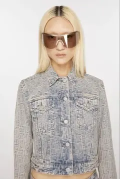 Acne Studios モノグラムジャカード デニムジャケットのサムネイル