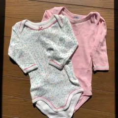 Petit Bateau　ロンパース長袖 ２枚 　6m/67cm