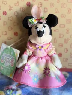 ディズニーイースター2014 ミニーぬいぐるみバッジ
