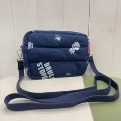drug store's キャラクター柄 ショルダーバッグ ネイビー　新品