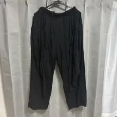 ブラック ワイドパンツ アビラパンツ