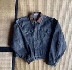 【お買い得】トラッカージャケット　デニムジャケット　カバーオール　短丈　アメカジ