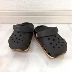 美品【Crocs】クロックス サンダル ブラウン オレンジ