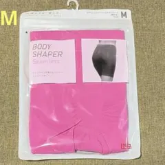 UNIQLO ボディシェイパーシームレスショーツ M ピンク 四分丈