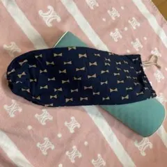 あおたけ枕カバー　カイロプラクティック　北欧柄　ネイビー