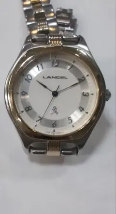 LANCEL ランセル 腕時計 クォーツ コンビカラー