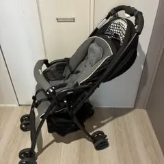 Aprica 유모차 블랙 컬룬 에어 레인 커버 포함