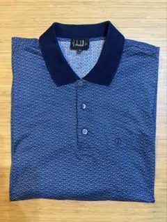 新品】dunhill ポロシャツ ネイビー 総柄 イタリア製 サイズS - メルカリ
