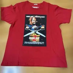 GU ジーユー✖️チャッキー　チャイルドプレイ2 赤Tシャツ