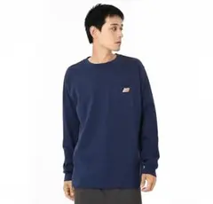 NB刺繍ポケットロングスリーブTシャツ　Mサイズ