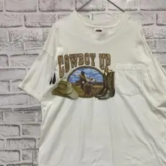 USA製90sヴィンテージTシャツ！シングルステッチホワイト古着XL 0522