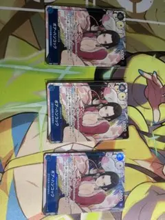 ワンピースカード　ボア・ハンコック　st17-004 パラレル　3枚セット