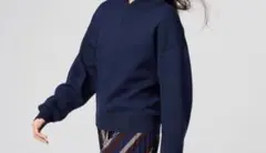 ユニクロ　UNIQLO C スムースコットンクルーネックセーター