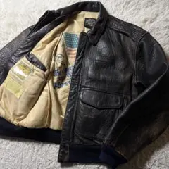 胸タグ 90s AVIREX G-1 フライトジャケット 襟ボア レザー - メルカリ