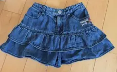 ミキハウス　キュロット　120 デニム　女の子