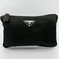 PRADA プラダ カーキ ナイロンポーチ テスート Y2K