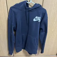 Nike SB ネイビー フード付きパーカー Sサイズ