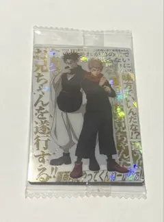 呪術廻戦 ウエハース6 シークレット カード 虎杖悠仁 脹相 未開封