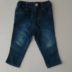 Noeil ダークブルー パンツ 90サイズ ストレッチ